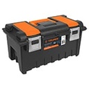 CHA-22S  | Caja p/herramienta 22' c/compartimentos y broches metálicos