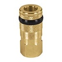 COPLE-HEM-1/4 | Cople de latón, cuerda 1/4 NPT, hembra, Truper