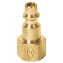 CORAL-HEM-1/4 | Conector rápido de latón, tipo F, cuerda 1/4' NPT, hembra