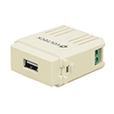 CUSB-I | Módulo puerto USB, línea Italiana, color marfil, Volteck