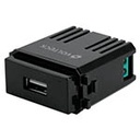 CUSB-IN | Módulo USB, línea Italiana, color negro, Volteck