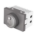 DIM15-LA | Dimmer giratorio acero inox de 1.5 módulos, línea Lisboa