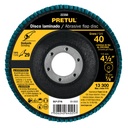 DLP-2716 | Disco 4-1/2' laminado grano 40 centro 7/8', Pretul