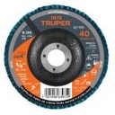 DLT-1700 | Disco laminado 4', grano 40 centro 5/8', Truper