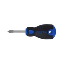 DP-1/4X1-1/2BP | Desarmador de cruz 1/4' x 1-1/2' mango Comfort Grip, Pretul