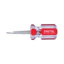 DR-1/4X1-1/2TP | Desarmador plano 1/4 x 1-1/2' mango de PVC, Pretul