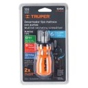 DTROM-12B | Desarmador tipo trompo con matraca, 6 puntas dobles, blíster