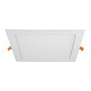 EMP-402LC | Luminario ultra delgado LED 18W empotrar cuadrado luz cálida