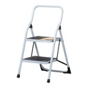 ESTU-2P | Escalera tubular, plegable, 2 peldaños, Pretul