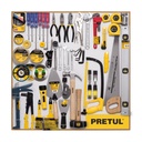 EX80-PRE-1T | Exhibidor Pretul, 80x80 cm, 1 tablero