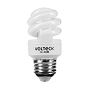 FC-5EM | Lámpara espiral mini T2 5 W luz cálida en blíster, Volteck