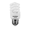FC-7EM | Lámpara espiral mini T2 7 W luz cálida en blíster, Volteck