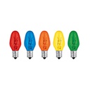 FI-50C | Caja con 50 focos incandescentes de colores base E12 7.5W