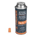 GAS-220X | Lata de gas de 220 g válvula de 1/4 de vuelta, Truper