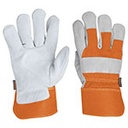 GU-235 | Guantes de carnaza y loneta, unitalla, Truper