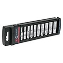 JD-1/4X10LP | Juego de 10 dados largos cuadro 1/4' std, Truper