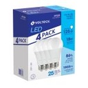 LED-125FX4 | Pack de 4 lámparas LED A19 18 W (equiv. 125 W), luz de día