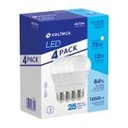 LED-75FX4 | Pack de 4 lámparas LED A19 12 W (equiv. 75 W), luz de día