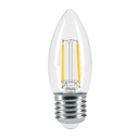 LED-V3FC | Lámpara LED tipo vela 3 W con filamento luz cálida, blíster