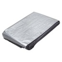 LT-46 | Lona gris reforzada 4 x 6 m, Truper