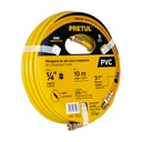 MAN-PI-10-1/4P | Manguera de PVC para compresor, 10 m x 1/4', Pretul