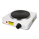 PAEL-1CD | Parrilla eléctrica quemador tipo disco, blanca, Volteck
