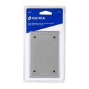 PAFCI-S | Placa tipo FS ciega, de sobreponer, Volteck