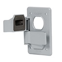 PAFIN-DOS | Placa tipo FS, con cubierta, doble, sobreponer, Volteck