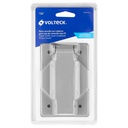 PAFIN-SES | Placa tipo FS con cubierta, sencilla, sobreponer, Volteck