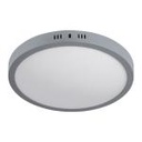 PLA-217L | Luminario gris de LED 24 W redondo tipo plafón luz de día
