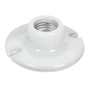 POPO-15 | Portalámpara de porcelana, 3-1/2', redonda, Volteck