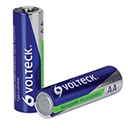 RE-AA | Blíster con 2 pilas AA recargables larga duración, 2500 mAh