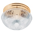 SOB-100S | Luminario decorativo 15x24 cm pantalla cristal, s/lámparas