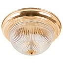 SOB-101S | Luminario decorativo 15x28 cm pantalla cristal, s/lámparas