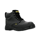 ZC-029N | Zapato industrial negro #29 con casquillo de acero, Pretul