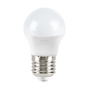 LED-30GFC | Lámpara LED tipo bulbo G45 3 W luz de día, caja, Volteck