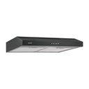 CAME-60M | Campana extractora 60 cm, empotrable, negra, Foset