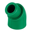 CV-872 | Codo 45° PPR,  3/4', macho-hembra, Foset