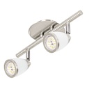 SOB-312S | Luminario de sobreponer 2 spots base GU10, Verona, Volteck