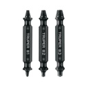 PUNE-3 | Blíster con 3 puntas extractoras de tornillos, Truper
