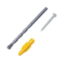 TQ-7/32J | Kit de 20 taquetes 7/32' con pijas #8 y 1 broca 1/4', Fiero