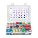 FUSA-300 | Juego de fusibles automotrices estándar y mini, 300 pz
